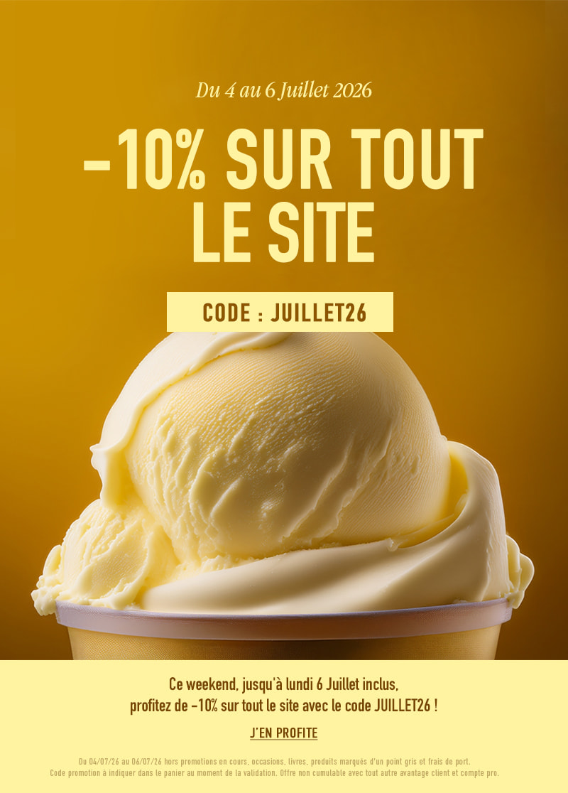 10% sur tout le site avec le code JUILLET26