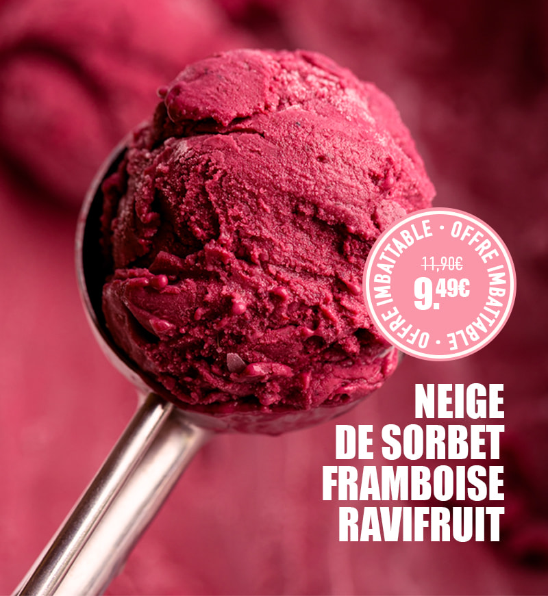 La Neige de Sorbet Framboise Ravifruit