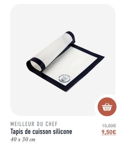 Tapis de cuisson - silicone - 40 x 30 cm - Meilleur du Chef