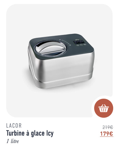 Turbine à glace Icy - 1 litre - Lacor
