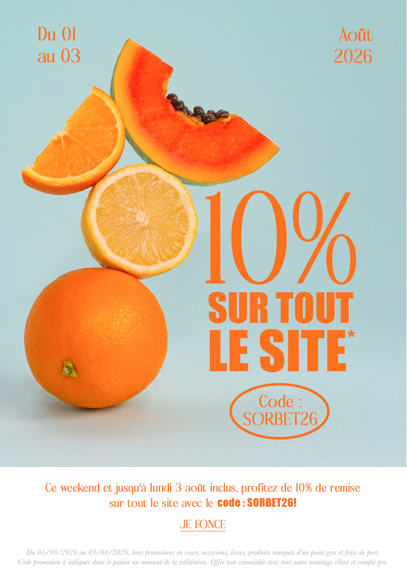 10% sur tout le site avec le code SORBET26