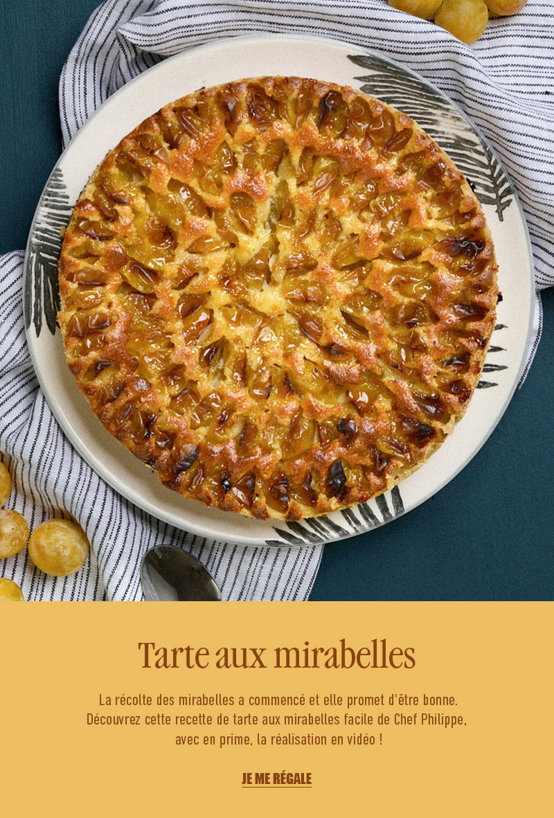 Tarte aux mirabelles