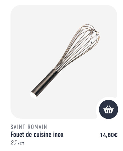 Fouet de cuisine inox
</td><td style=''border-collapse