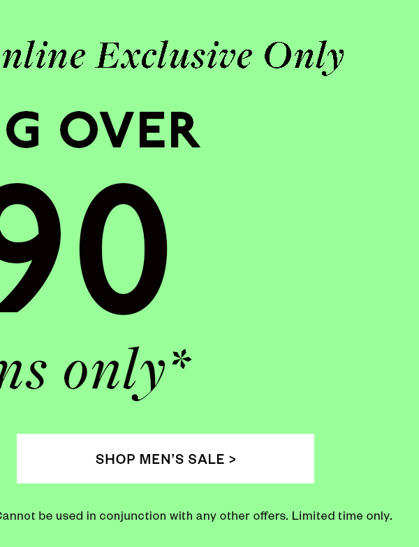 Shop Men's Sale