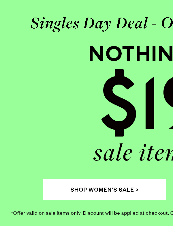 Shop Women's Sale