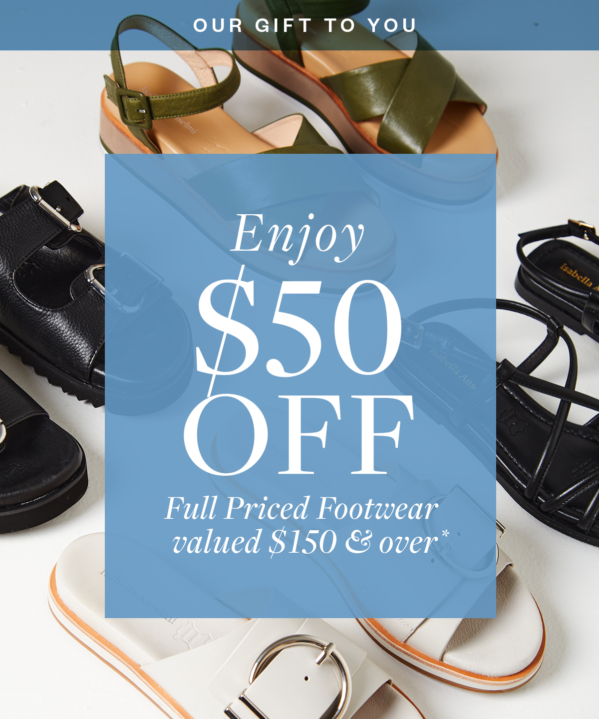 Enjoy $50 Off