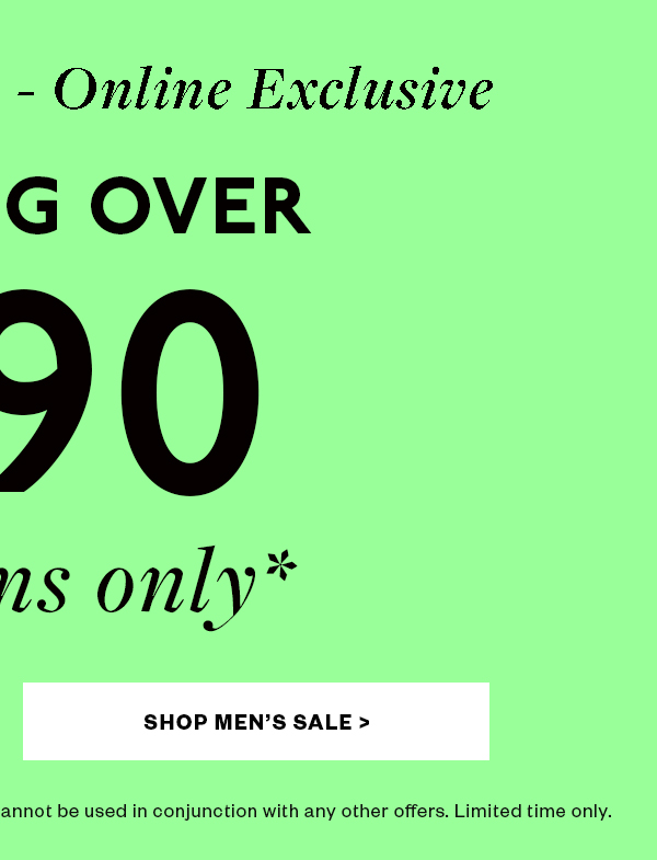 Shop Men's Sale