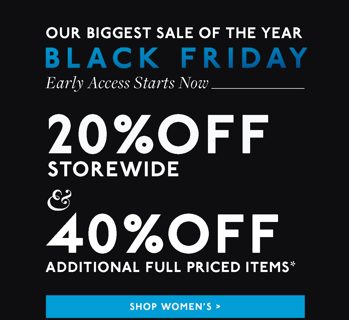 BLACK FRIDAY - Shop Women's New Arrivals 