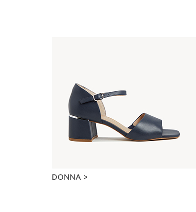 Shop Donna Sandal in Navy Leather