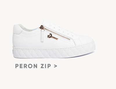 Shop Peron Zip Sneaker in white