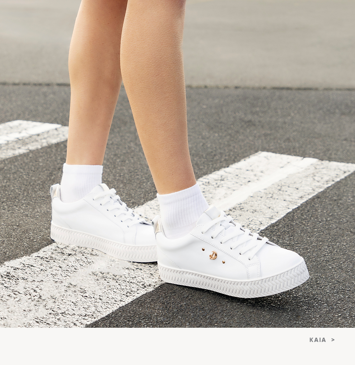 Shop Kaia Sneaker in white