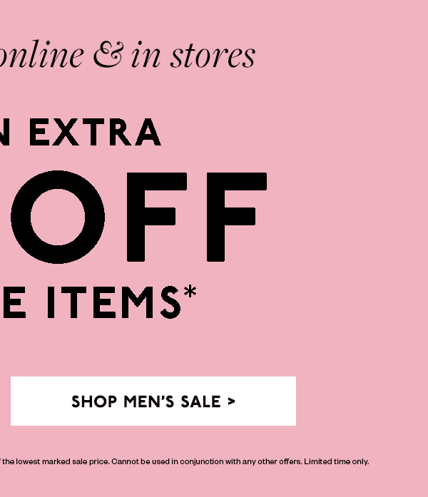 Shop Men's Sale