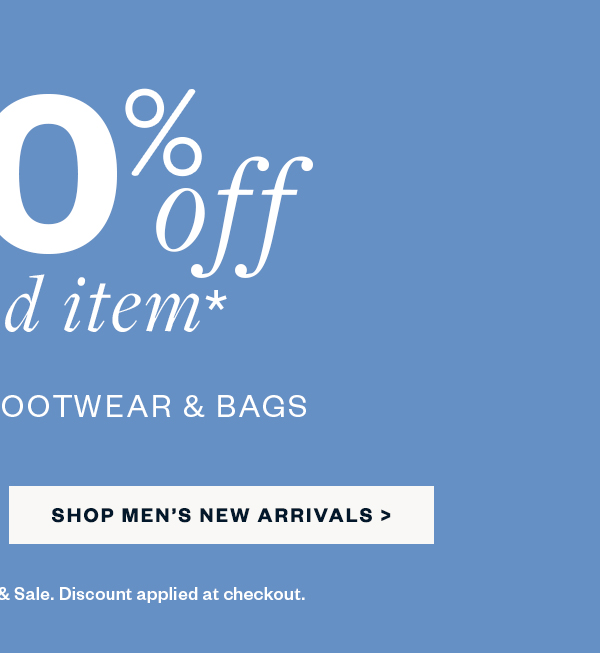 BUY ANY FULL-PRICED ITEM & GET 40% OFF ANY ADDITIONAL FULL-PRICED ITEMS*