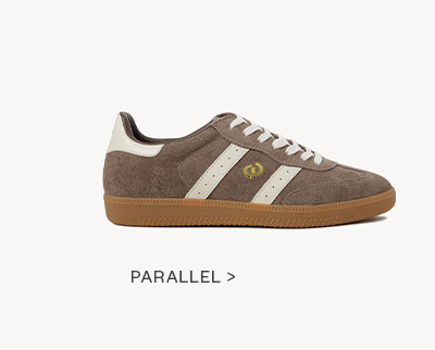Shop Parallel Sneaker - Walnut Brown Suede/ Ivory 