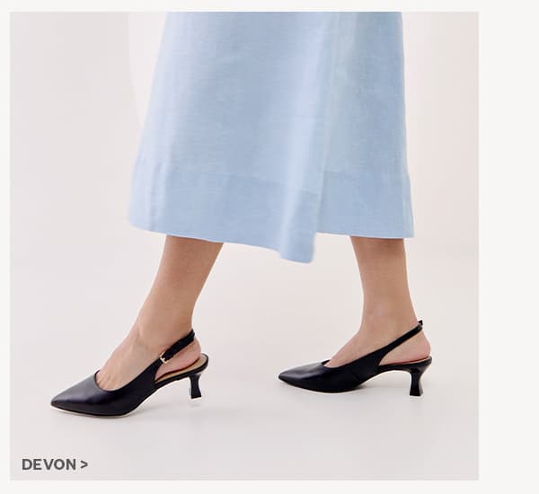 Shop Devon Slingback Kitten Heel