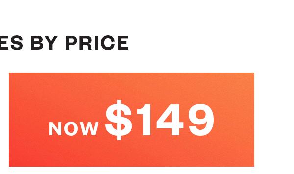 Black Friday | Hot Prices Now $149