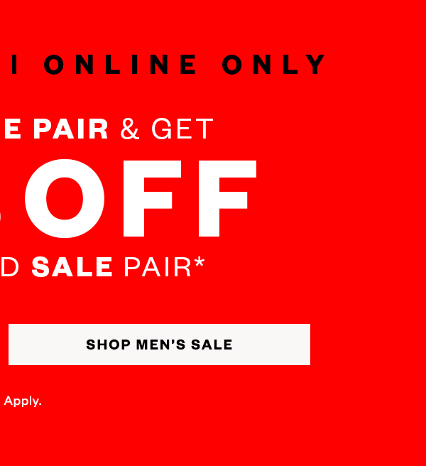 Shop 60% Off Sale -Men's