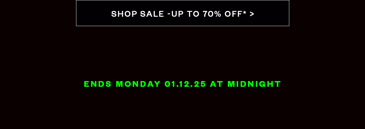 BLACK FRIDAY | Shop Sale - Up To 70% Off*