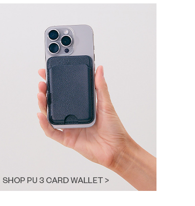 WheresMy PU 3 Card Wallet