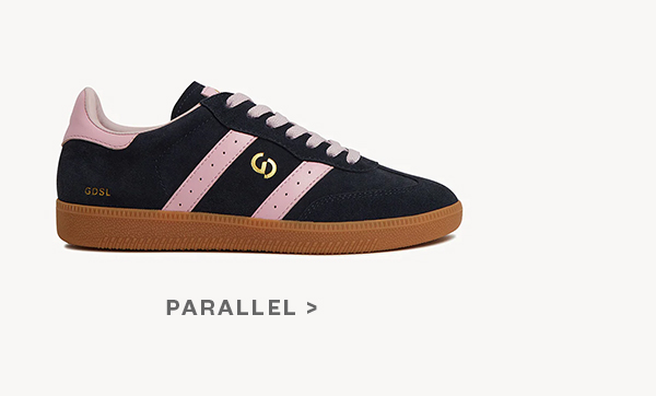Parallel Sneaker -  Navy Suede/Pink Leather