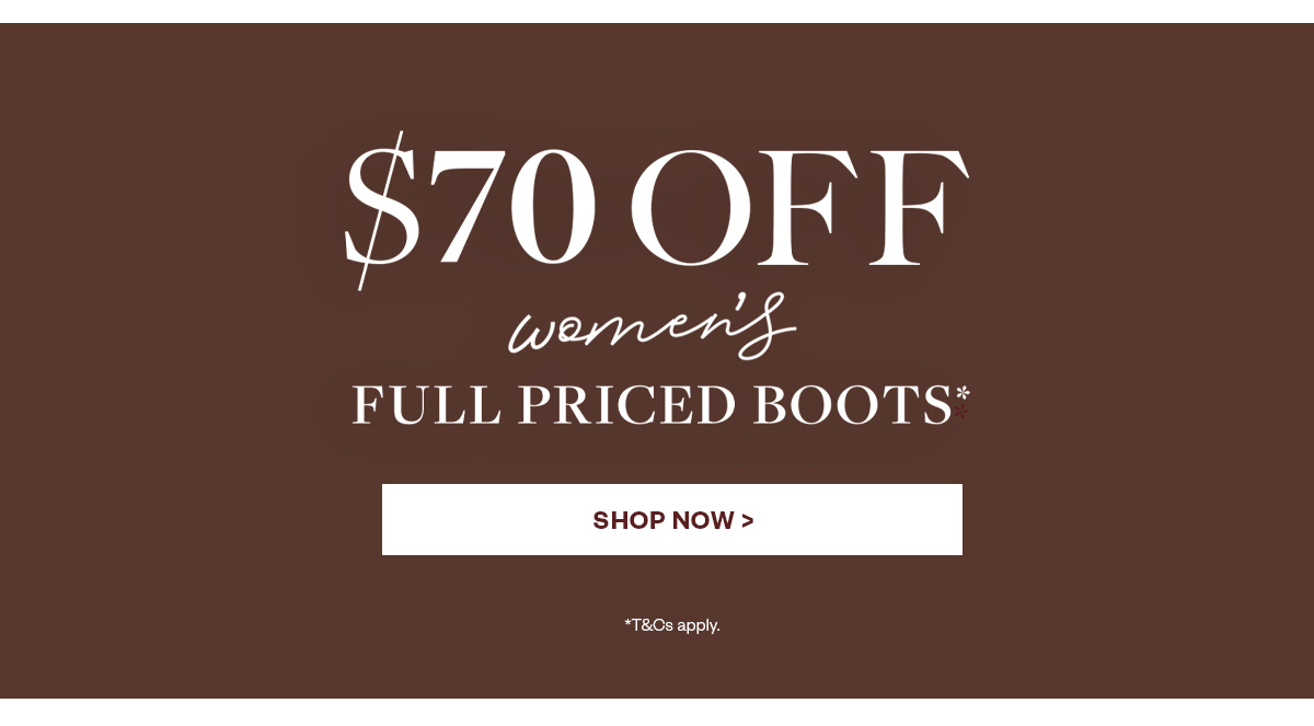 $70 Off Women's Boots