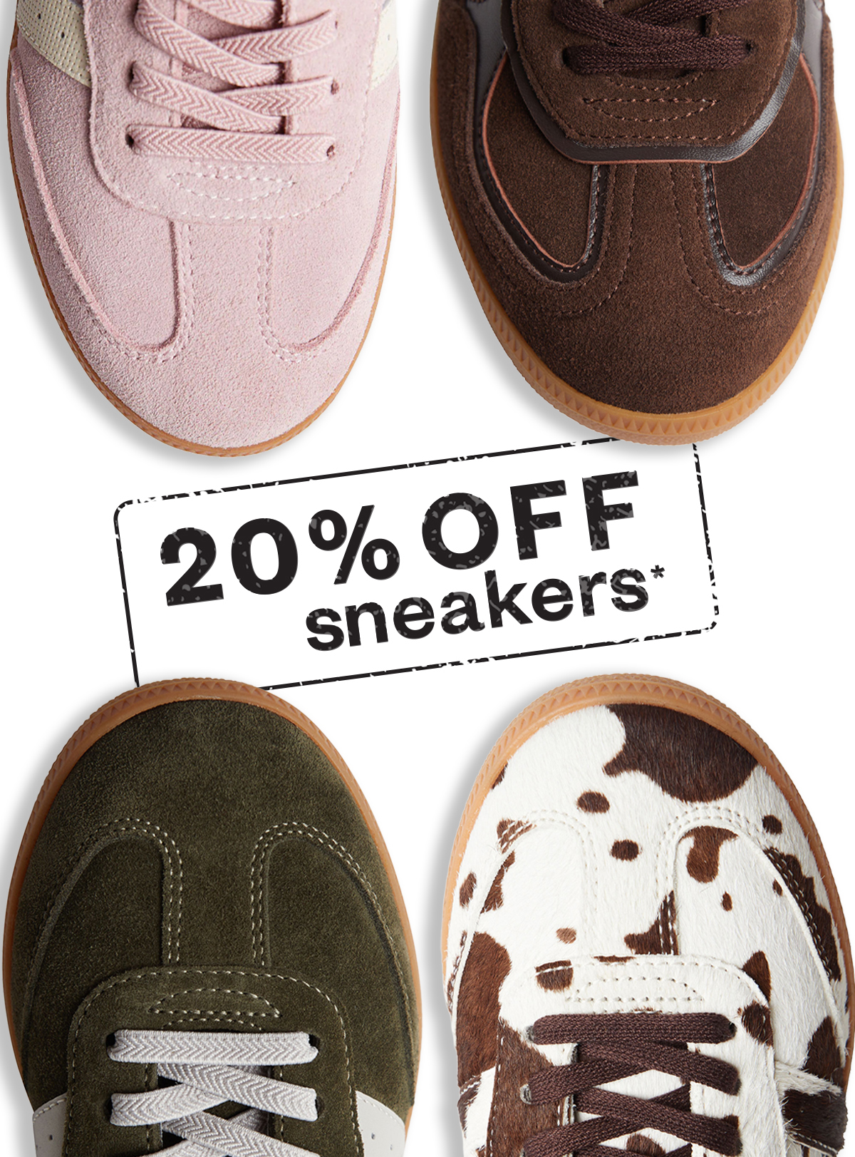 20% Off Sneakers 