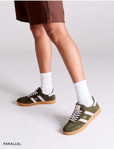 Parallel Sneaker -  Olive Suede/Bone Leather