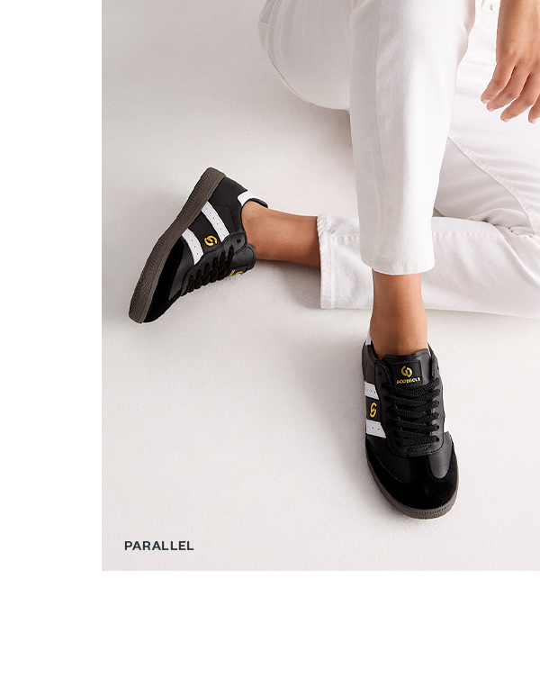 Parallel Sneaker -Black/White Leather