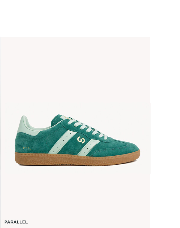 Parallel Sneaker -  Green Suede