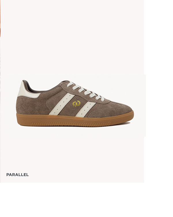 Parallel Sneaker - Walnut Brown Suede/Ivory Leather