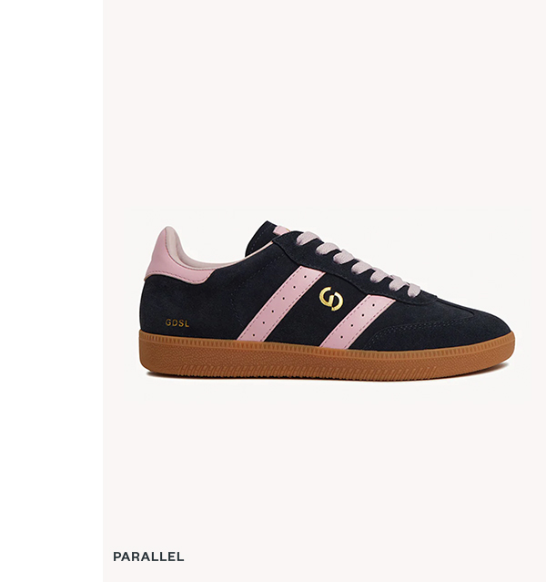 Parallel Sneaker - Navy Suede/Pink Leather
