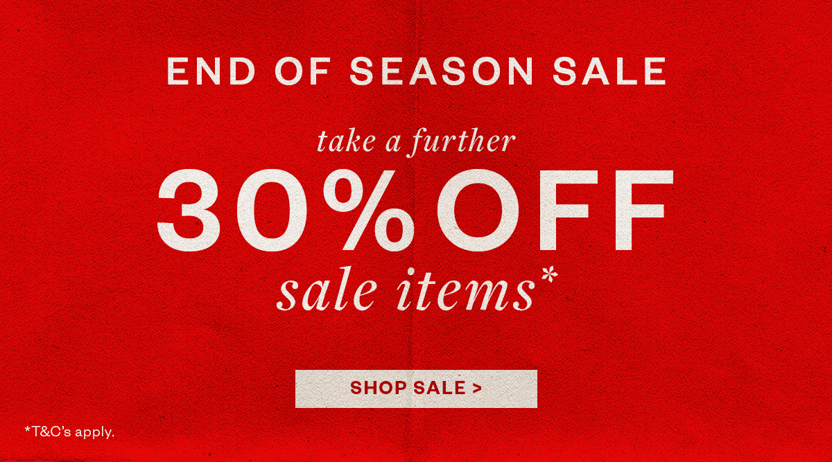 Take an extra 30% off sale 