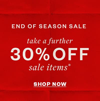 END OF SEASON SALE 