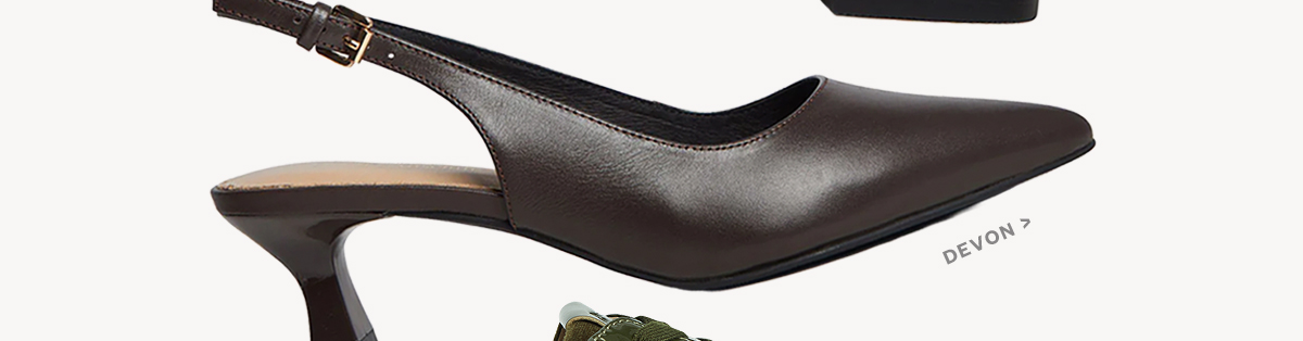 Devon Slingback Kitten Heel