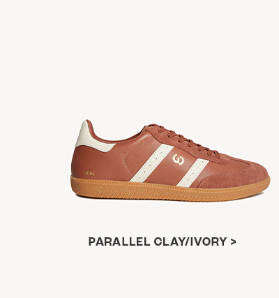 Men's Leather Parallel Collab Sneaker - Clay/Ivory