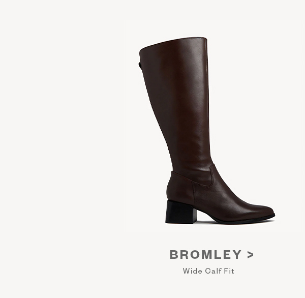 Bromley Knee High Boot with Wide Calf