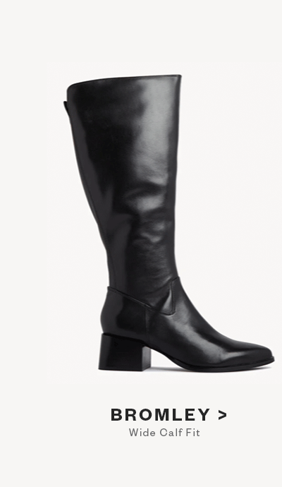 Bromley Knee High Boot with Wide Calf