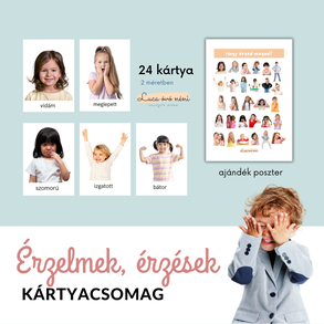 Érzelmek, érzések kártyacsomag (nyomtatható PDF)