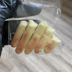 Halloween-i csoki újjak