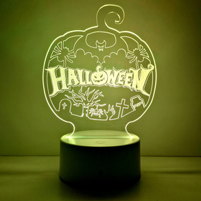 LED-es Halloween-i lámpa
