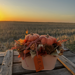 Őszi asztali dekoráció