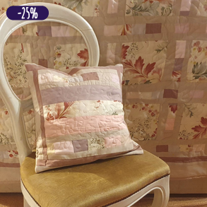 Country: patchwork ágytakaró, puha takaró, ajándék párnahuzattal, új, egyedi, kézműves termék 