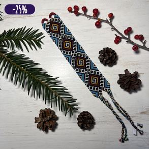 “Az élet játéka” csomózott karkötő