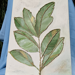 Sötétzöld pálmalevelek