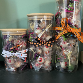 Halloween Édesség Nasi Csomag üvegben