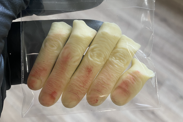 Halloween-i csoki újjak