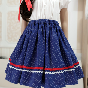 Néptánc szoknya  /110-128cm magas kislányoknak/
