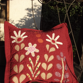 Virágos párna 50x50 cm