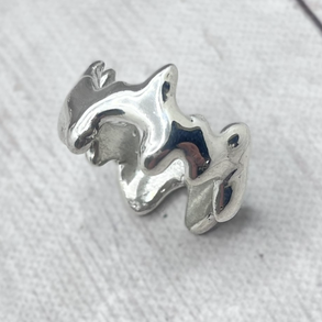 Láva ezüst gyűrű 