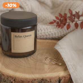 Szójaviasz Levendulás Gyertya, Ajándék nőknek, Levendulás Illatgyertya